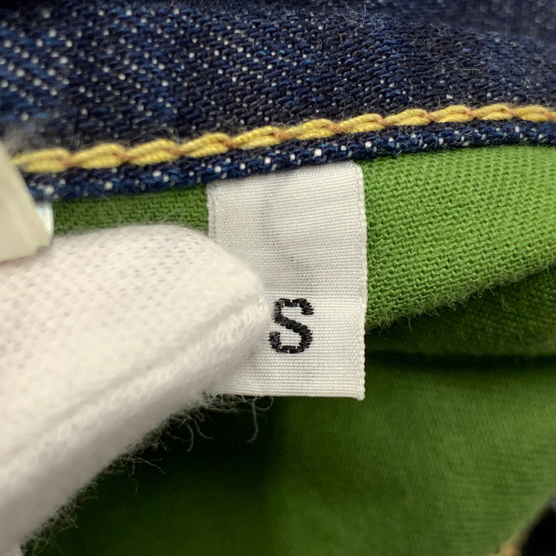 【中古品】【メンズ】 OLD A BATHING APE オールド・ア・ベイシング・エイプ 00S CROWN APE HEAD DENIM PANTS クラウン エイプ ヘッド デニム パンツ ズボン ボトムス 153-260526-ya-13-izu サイズ：S カラー：インディゴ 万代Net店