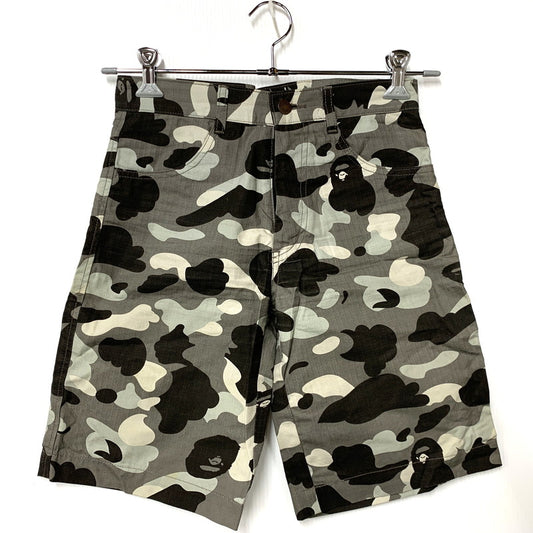 【中古品】【メンズ】 OLD A BATHING APE オールド・ア・ベイシング・エイプ 90S CAMO SHORTS カモ ショーツ ハーフパンツ 153-260526-ya-11-izu サイズ：XS カラー：マルチ 万代Net店