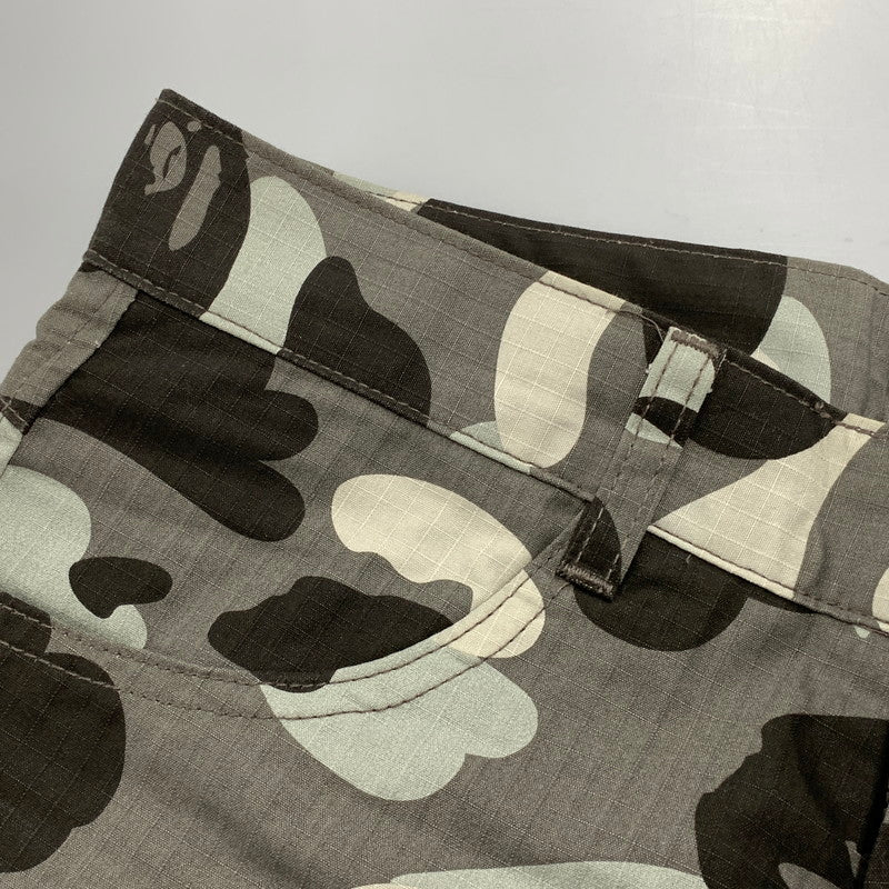 【中古品】【メンズ】 OLD A BATHING APE オールド・ア・ベイシング・エイプ 90S CAMO SHORTS カモ ショーツ ハーフパンツ 153-260526-ya-11-izu サイズ：XS カラー：マルチ 万代Net店