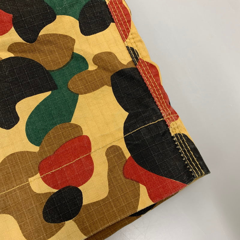 【中古品】【メンズ】 OLD A BATHING APE オールド・ア・ベイシング・エイプ 90S CAMO SHORTS カモ ショーツ ハーフパンツ 153-260526-ya-12-izu サイズ：XS カラー：マルチ 万代Net店
