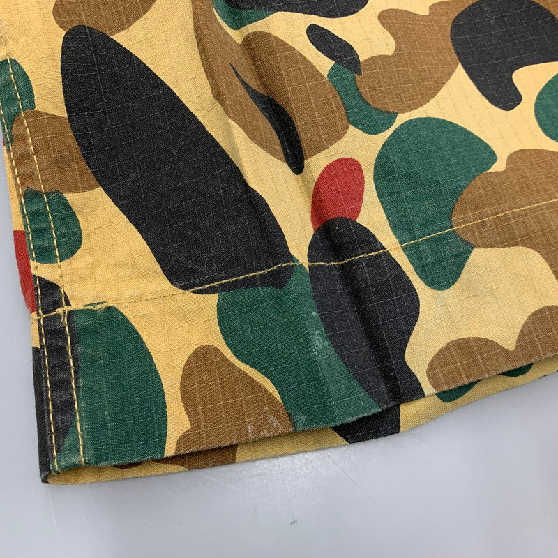 【中古品】【メンズ】 OLD A BATHING APE オールド・ア・ベイシング・エイプ 90S CAMO SHORTS カモ ショーツ ハーフパンツ 153-260526-ya-12-izu サイズ：XS カラー：マルチ 万代Net店