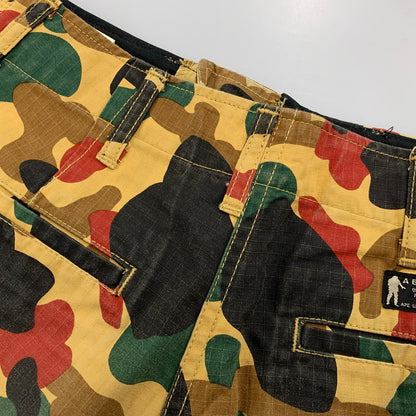 【中古品】【メンズ】 OLD A BATHING APE オールド・ア・ベイシング・エイプ 90S CAMO SHORTS カモ ショーツ ハーフパンツ 153-260526-ya-12-izu サイズ：XS カラー：マルチ 万代Net店