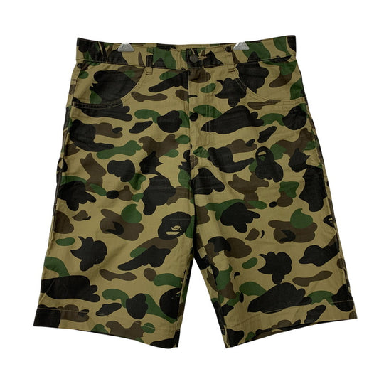 【中古品】【メンズ】 OLD A BATHING APE オールド アベイシングエイプ CAMO SHORTS カモ ナイロン ショーツ パンツ ボトムス 153-260517-kh-13-izu サイズ：L カラー：マルチ 万代Net店