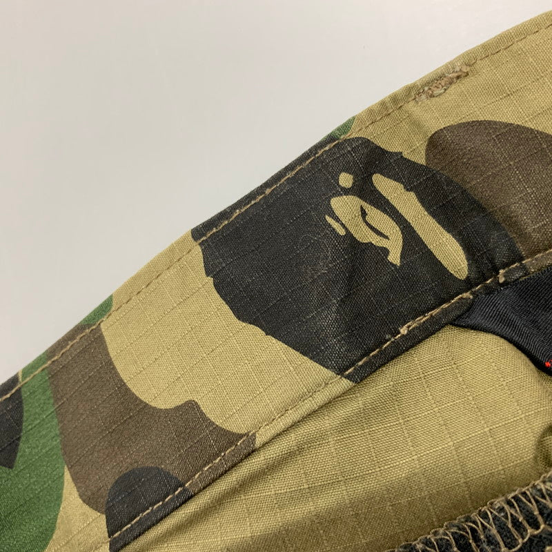 【中古品】【メンズ】 OLD A BATHING APE オールド アベイシングエイプ CAMO SHORTS カモ ナイロン ショーツ パンツ ボトムス 153-260517-kh-13-izu サイズ：L カラー：マルチ 万代Net店