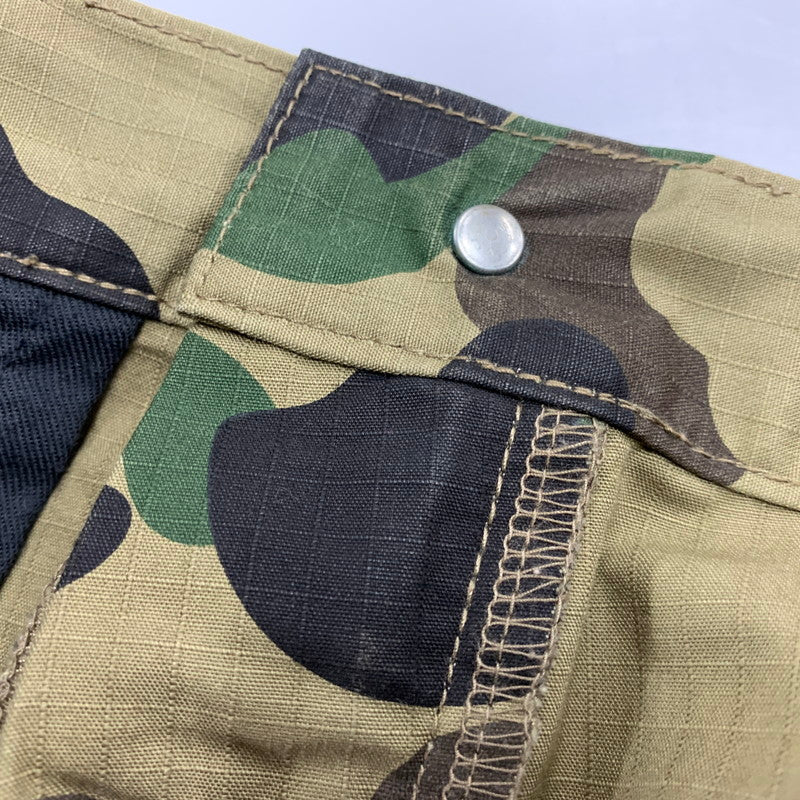 【中古品】【メンズ】 OLD A BATHING APE オールド アベイシングエイプ CAMO SHORTS カモ ナイロン ショーツ パンツ ボトムス 153-260517-kh-13-izu サイズ：L カラー：マルチ 万代Net店