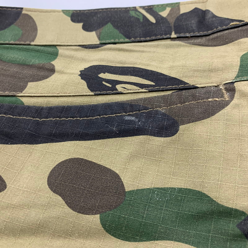 【中古品】【メンズ】 OLD A BATHING APE オールド アベイシングエイプ CAMO SHORTS カモ ナイロン ショーツ パンツ ボトムス 153-260517-kh-13-izu サイズ：L カラー：マルチ 万代Net店