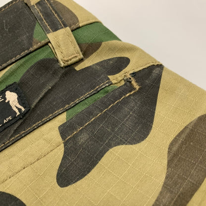 【中古品】【メンズ】 OLD A BATHING APE オールド アベイシングエイプ CAMO SHORTS カモ ナイロン ショーツ パンツ ボトムス 153-260517-kh-13-izu サイズ：L カラー：マルチ 万代Net店