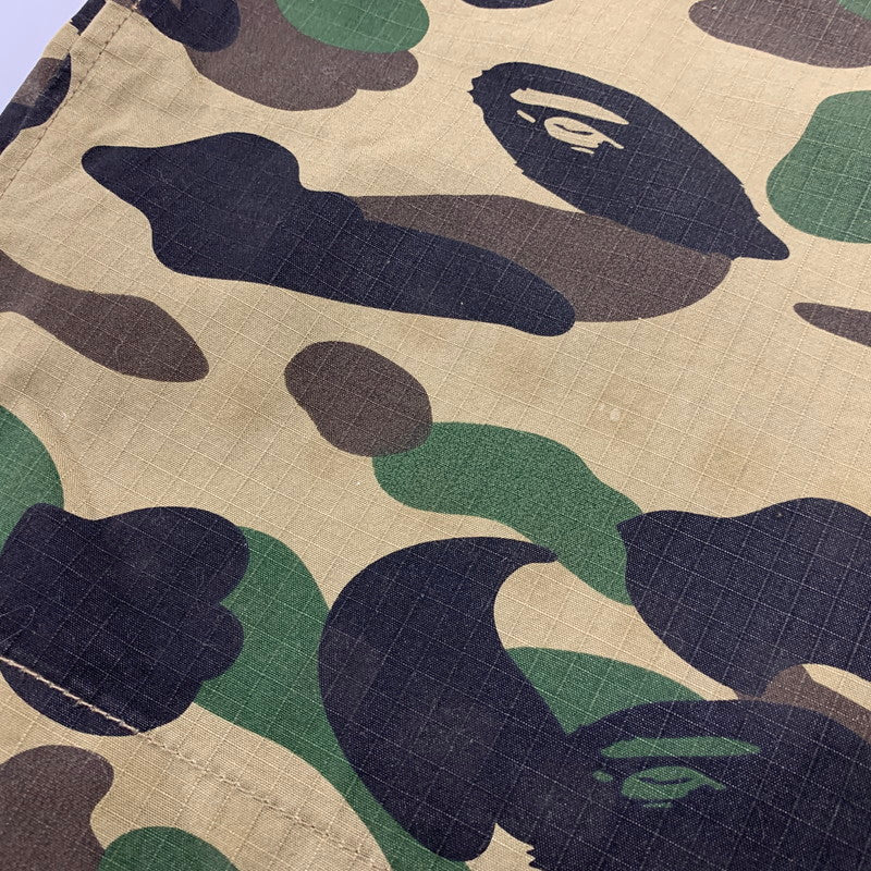 【中古品】【メンズ】 OLD A BATHING APE オールド アベイシングエイプ CAMO SHORTS カモ ナイロン ショーツ パンツ ボトムス 153-260517-kh-13-izu サイズ：L カラー：マルチ 万代Net店