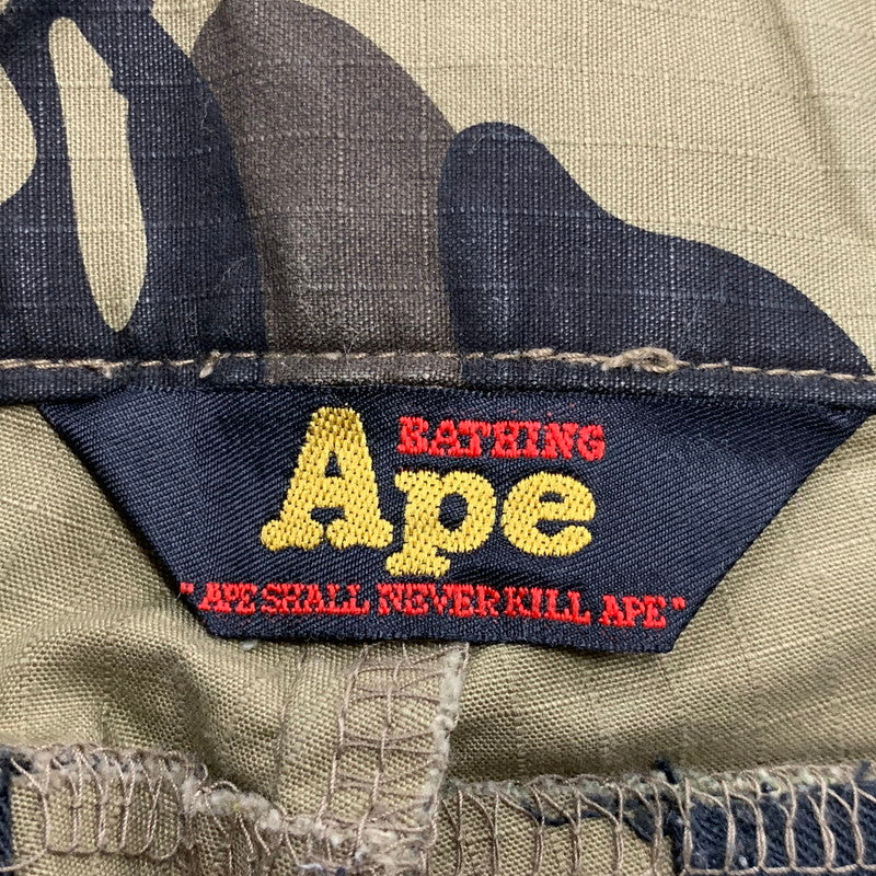 【中古品】【メンズ】 OLD A BATHING APE オールド アベイシングエイプ CAMO SHORTS カモ ナイロン ショーツ パンツ ボトムス 153-260517-kh-13-izu サイズ：L カラー：マルチ 万代Net店