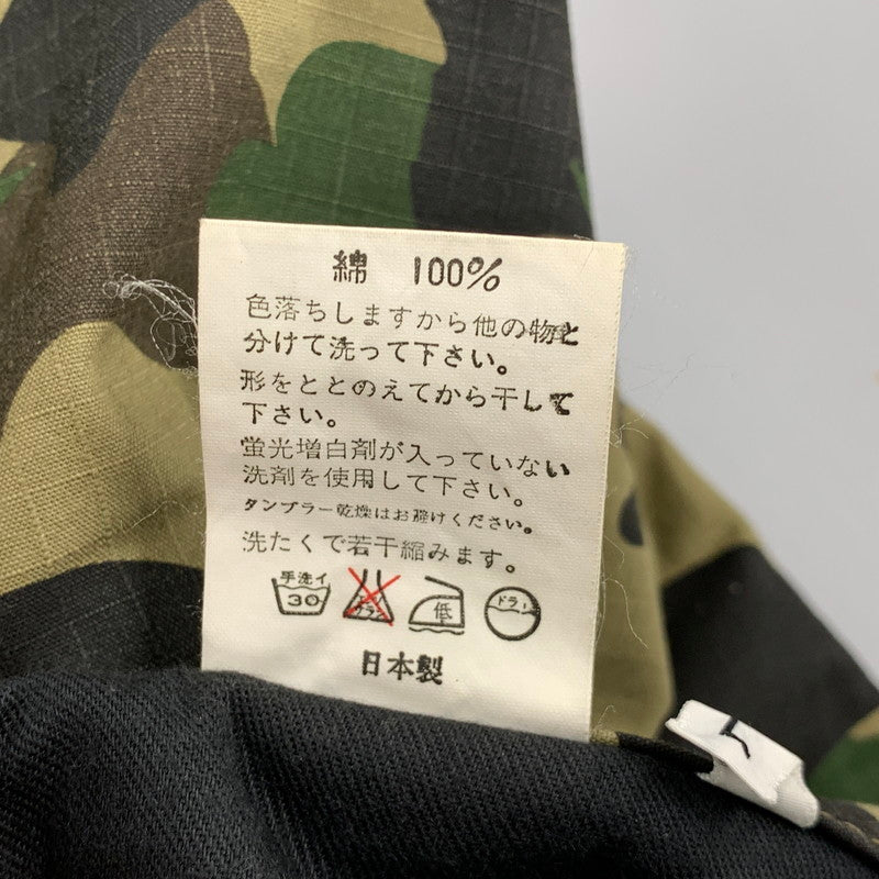 【中古品】【メンズ】 OLD A BATHING APE オールド アベイシングエイプ CAMO SHORTS カモ ナイロン ショーツ パンツ ボトムス 153-260517-kh-13-izu サイズ：L カラー：マルチ 万代Net店