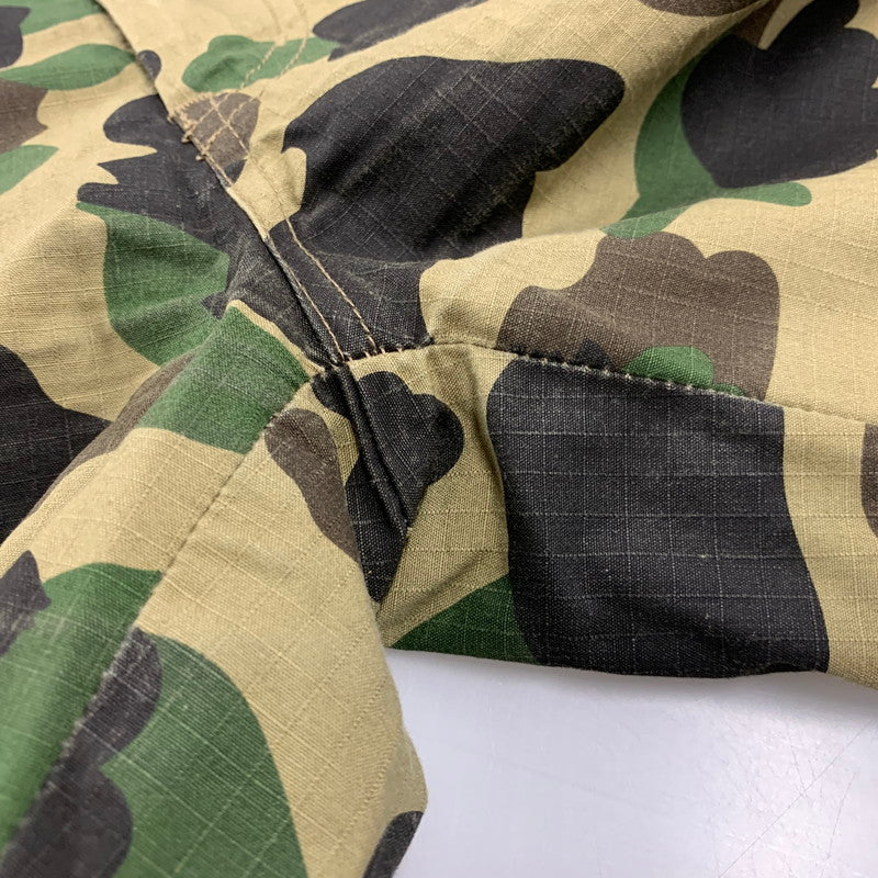 【中古品】【メンズ】 OLD A BATHING APE オールド アベイシングエイプ CAMO SHORTS カモ ナイロン ショーツ パンツ ボトムス 153-260517-kh-13-izu サイズ：L カラー：マルチ 万代Net店