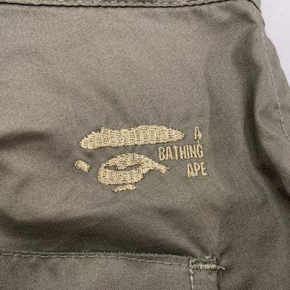 【中古品】【メンズ】 A BATHING APE アベイシングエイプ 001SPA301008X NYLON SHORTS ナイロン ショーツ ハーフパンツ 153-260526-ya-09-izu サイズ：M カラー：KHAKI 万代Net店