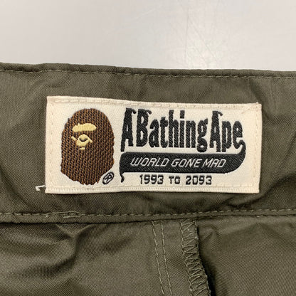 【中古品】【メンズ】 A BATHING APE アベイシングエイプ 001SPA301008X NYLON SHORTS ナイロン ショーツ ハーフパンツ 153-260526-ya-09-izu サイズ：M カラー：KHAKI 万代Net店