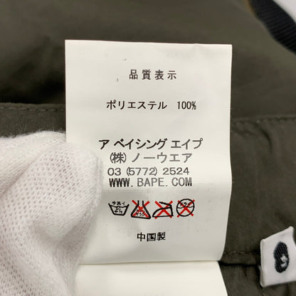 【中古品】【メンズ】 A BATHING APE アベイシングエイプ 001SPA301008X NYLON SHORTS ナイロン ショーツ ハーフパンツ 153-260526-ya-09-izu サイズ：M カラー：KHAKI 万代Net店