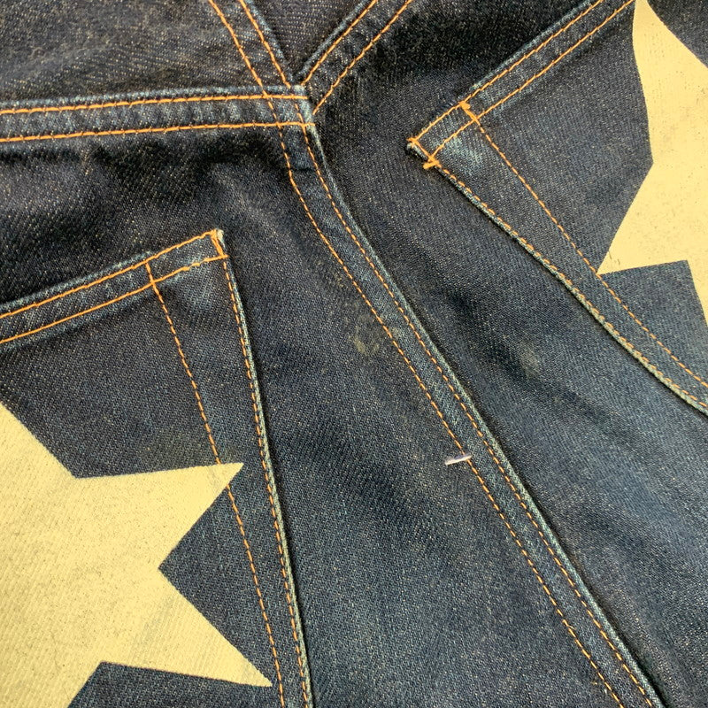【中古品】【メンズ】 A BATHING APE アベイシングエイプ BAPE STA DENIM PANTS ベイプ スタ デニム パンツ ボトムス 153-260517-kh-15-izu サイズ：XS カラー：インディゴ 万代Net店