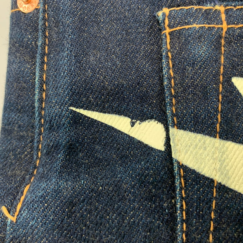 【中古品】【メンズ】 A BATHING APE アベイシングエイプ BAPE STA DENIM PANTS ベイプ スタ デニム パンツ ボトムス 153-260517-kh-15-izu サイズ：XS カラー：インディゴ 万代Net店