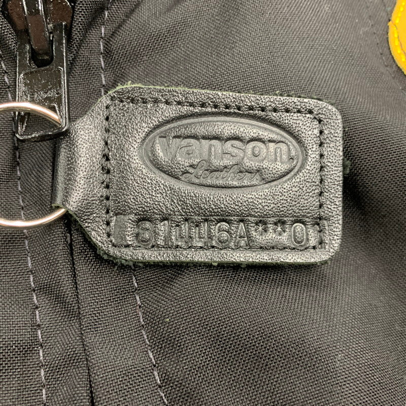 【中古品】【メンズ】 SUPREME×VANSON LEATHERS シュプリーム×バンソンレザーズ 20SS LETTERS CORDURA JACKET レターズ コーデュラ ジャケット アウター 149-260517-cs-27-izu サイズ：L カラー：ブラック 万代Net店