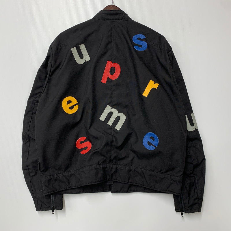 【中古品】【メンズ】 SUPREME×VANSON LEATHERS シュプリーム×バンソンレザーズ 20SS LETTERS CORDURA JACKET レターズ コーデュラ ジャケット アウター 149-260517-cs-27-izu サイズ：L カラー：ブラック 万代Net店