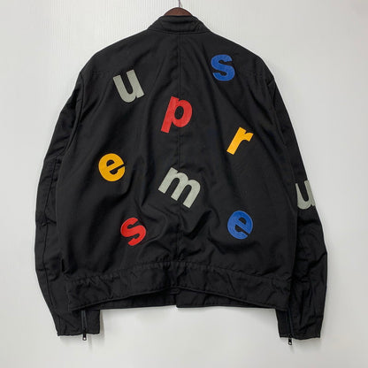 【中古品】【メンズ】 SUPREME×VANSON LEATHERS シュプリーム×バンソンレザーズ 20SS LETTERS CORDURA JACKET レターズ コーデュラ ジャケット アウター 149-260517-cs-27-izu サイズ：L カラー：ブラック 万代Net店