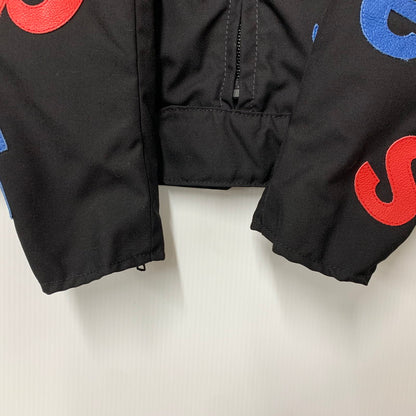 【中古品】【メンズ】 SUPREME×VANSON LEATHERS シュプリーム×バンソンレザーズ 20SS LETTERS CORDURA JACKET レターズ コーデュラ ジャケット アウター 149-260517-cs-27-izu サイズ：L カラー：ブラック 万代Net店