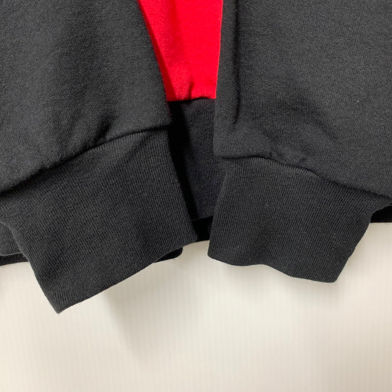 【中古品】【メンズ】 SUPREME シュプリーム 15SS ATHLETIC SPLIT CREWNECK SWEATSHIRT アスレティック スプリット クルーネック スウェットシャツ トップス 長袖 149-260517-cs-26-izu サイズ：L カラー：ブラック 万代Net店