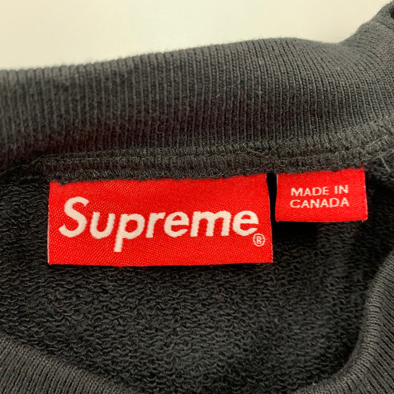 【中古品】【メンズ】 SUPREME シュプリーム 15SS ATHLETIC SPLIT CREWNECK SWEATSHIRT アスレティック スプリット クルーネック スウェットシャツ トップス 長袖 149-260517-cs-26-izu サイズ：L カラー：ブラック 万代Net店