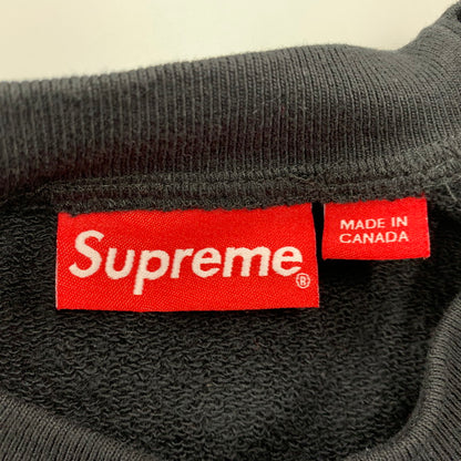 【中古品】【メンズ】 SUPREME シュプリーム 15SS ATHLETIC SPLIT CREWNECK SWEATSHIRT アスレティック スプリット クルーネック スウェットシャツ トップス 長袖 149-260517-cs-26-izu サイズ：L カラー：ブラック 万代Net店