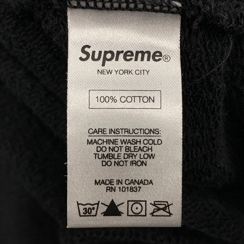 【中古品】【メンズ】 SUPREME シュプリーム 15SS ATHLETIC SPLIT CREWNECK SWEATSHIRT アスレティック スプリット クルーネック スウェットシャツ トップス 長袖 149-260517-cs-26-izu サイズ：L カラー：ブラック 万代Net店