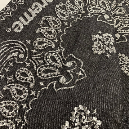 【中古美品】【メンズ】 SUPREME シュプリーム 25SS BANDANA JACQUARD BAGGY JEAN バンダナ ジャガード バギー ジーンズ パンツ ボトムス ズボン 149-260517-cs-28-izu サイズ：34 カラー：ブラック 万代Net店