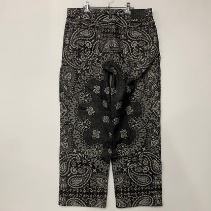 【中古美品】【メンズ】 SUPREME シュプリーム 25SS BANDANA JACQUARD BAGGY JEAN バンダナ ジャガード バギー ジーンズ パンツ ボトムス ズボン 149-260517-cs-28-izu サイズ：34 カラー：ブラック 万代Net店