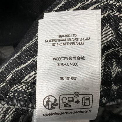 【中古美品】【メンズ】 SUPREME シュプリーム 25SS BANDANA JACQUARD BAGGY JEAN バンダナ ジャガード バギー ジーンズ パンツ ボトムス ズボン 149-260517-cs-28-izu サイズ：34 カラー：ブラック 万代Net店