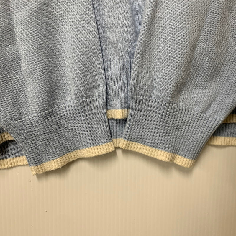 【中古品】【メンズ】 SUPREME シュプリーム 20SS CHEST STRIPE SWEATER チェスト ストライプ セーター トップス 長袖 149-260517-cs-24-izu サイズ：XL カラー：ライトブルー 万代Net店