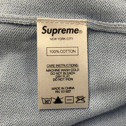 【中古品】【メンズ】 SUPREME シュプリーム 20SS CHEST STRIPE SWEATER チェスト ストライプ セーター トップス 長袖 149-260517-cs-24-izu サイズ：XL カラー：ライトブルー 万代Net店