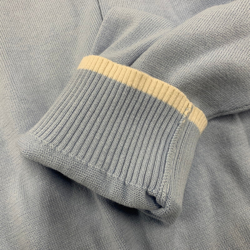 【中古品】【メンズ】 SUPREME シュプリーム 20SS CHEST STRIPE SWEATER チェスト ストライプ セーター トップス 長袖 149-260517-cs-24-izu サイズ：XL カラー：ライトブルー 万代Net店