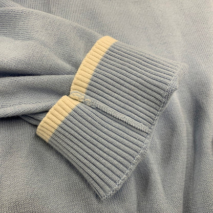 【中古品】【メンズ】 SUPREME シュプリーム 20SS CHEST STRIPE SWEATER チェスト ストライプ セーター トップス 長袖 149-260517-cs-24-izu サイズ：XL カラー：ライトブルー 万代Net店