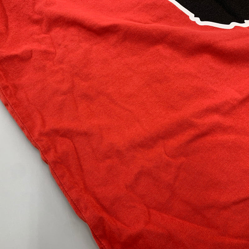 【中古品】【メンズ】 BAPE ベイプ × MITCHELL&NESS ミッチェルアンドネス BULLS TEE ブルズ Tシャツ トップス 142-260517-kh-18-izu サイズ：M カラー：レッド 万代Net店
