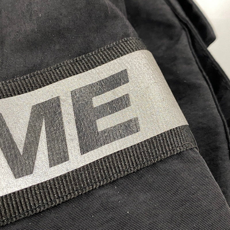 【中古品】【メンズ】 SUPREME シュプリーム 18SS REFLECTIVE TAPING HOODED PULLOVER リフレクティヴ テーピング フーデッド プルオーバー アウター 149-260518-cs-02-izu サイズ：L カラー：ブラック 万代Net店