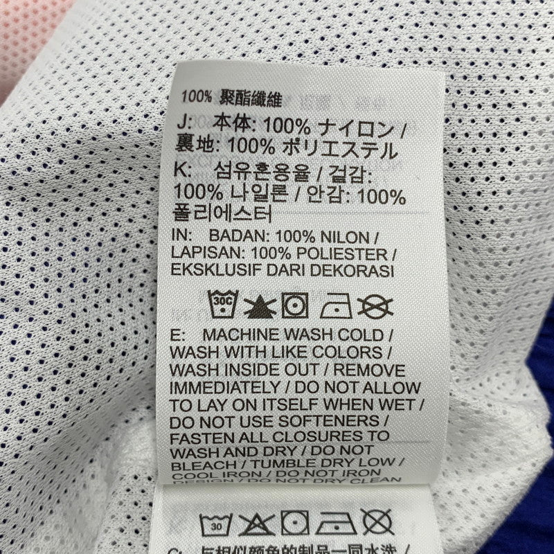 【中古品】【メンズ】 NIKE ナイキ CJ4889-455 NYLON HOODIE JACKET ナイロン フーディー ジャケット アウター　 148-260526-ya-06-izu サイズ：XL カラー：NAVY×ORANGE 万代Net店