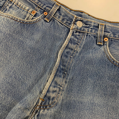 【中古品】【メンズ】 LEVI'S リーバイス 501-0000 刻印524 USA製 90’S DENIM SHORTS デニム ショーツ ハーフパンツ 157-260526-ya-14-izu サイズ：35×34 カラー：インディゴ 万代Net店