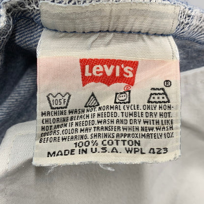 【中古品】【メンズ】 LEVI'S リーバイス 501-0000 刻印524 USA製 90’S DENIM SHORTS デニム ショーツ ハーフパンツ 157-260526-ya-14-izu サイズ：35×34 カラー：インディゴ 万代Net店