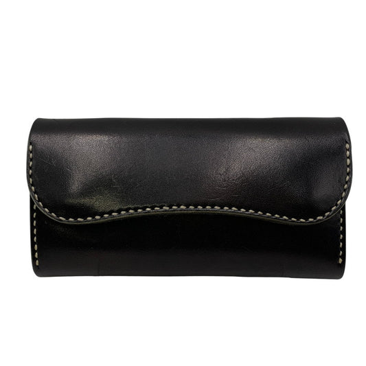 【中古品】【メンズ/レディース】 HEAVY LEATHER WORKS ヘビーレザーワークス LONG WALLET ロング ウォレット 財布 200-260519-kh-07-izu カラー：ブラック 万代Net店