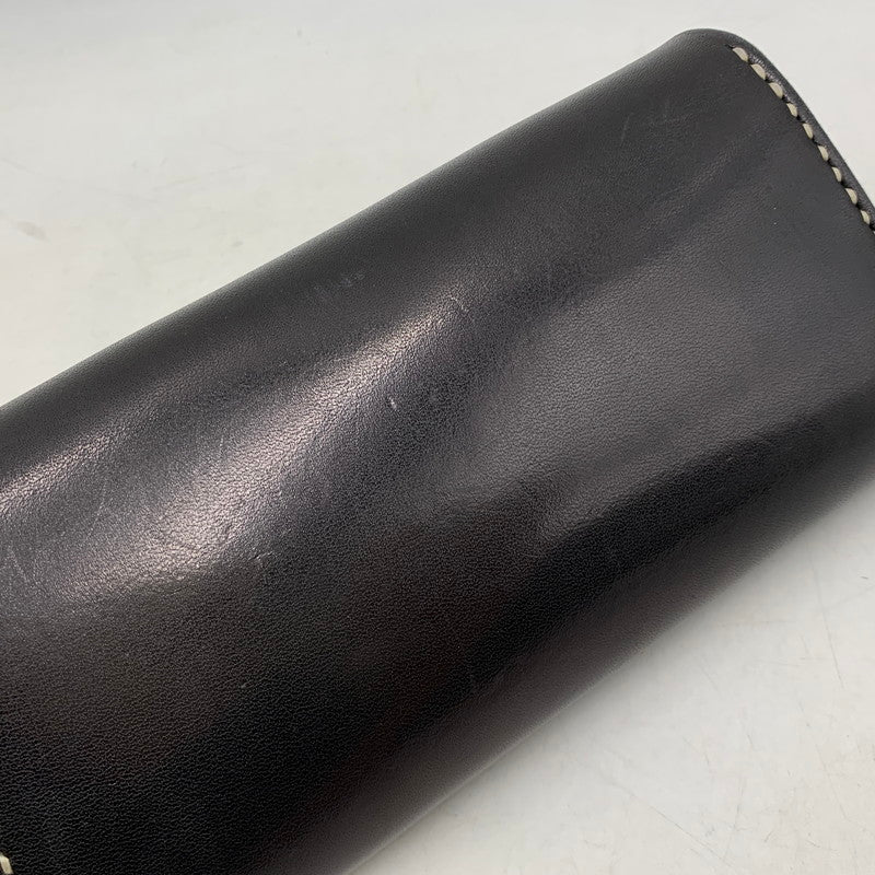 【中古品】【メンズ/レディース】 HEAVY LEATHER WORKS ヘビーレザーワークス LONG WALLET ロング ウォレット 財布 200-260519-kh-07-izu カラー：ブラック 万代Net店