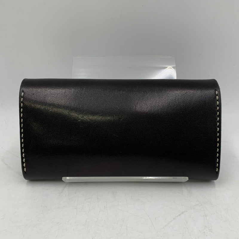 【中古品】【メンズ/レディース】 HEAVY LEATHER WORKS ヘビーレザーワークス LONG WALLET ロング ウォレット 財布 200-260519-kh-07-izu カラー：ブラック 万代Net店