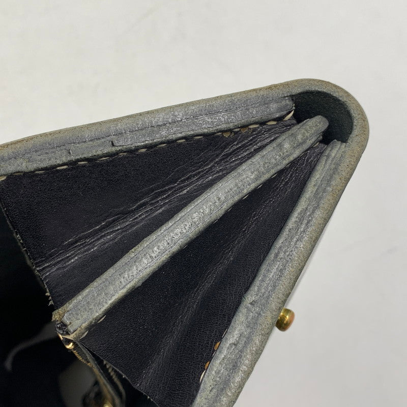 【中古品】【メンズ/レディース】 HEAVY LEATHER WORKS ヘビーレザーワークス LONG WALLET ロング ウォレット 財布 200-260519-kh-07-izu カラー：ブラック 万代Net店
