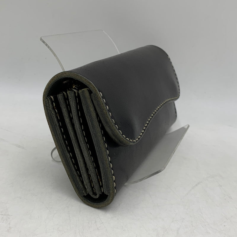 【中古品】【メンズ/レディース】 HEAVY LEATHER WORKS ヘビーレザーワークス LONG WALLET ロング ウォレット 財布 200-260519-kh-07-izu カラー：ブラック 万代Net店