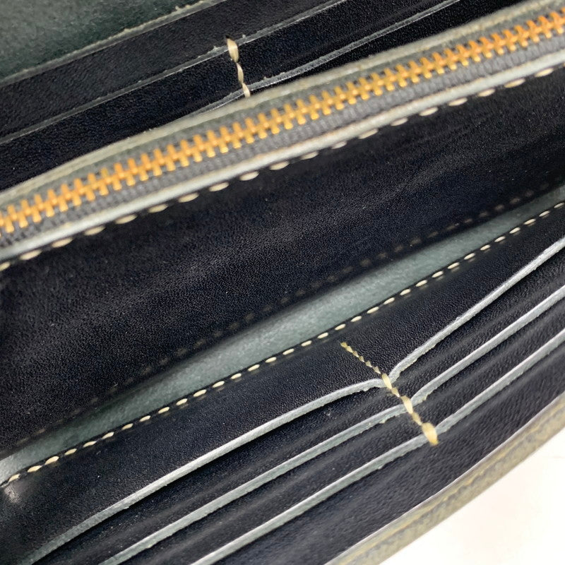 【中古品】【メンズ/レディース】 HEAVY LEATHER WORKS ヘビーレザーワークス LONG WALLET ロング ウォレット 財布 200-260519-kh-07-izu カラー：ブラック 万代Net店