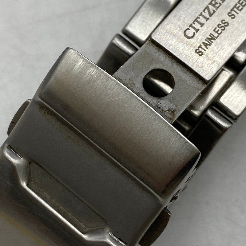 【中古品】【メンズ/レディース】 CITIZEN シチズン C660-R011669 JR4060-88E ST.STEEL PROMASTER MARINE プロマスター マリン シリーズ アナデジ腕時計 時計 197-260520-cs-13-izu カラー：ブラック×シルバー 万代Net店