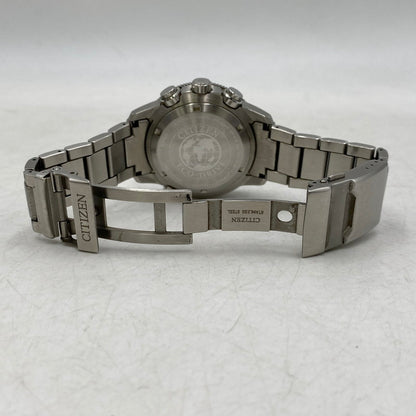 【中古品】【メンズ/レディース】 CITIZEN シチズン C660-R011669 JR4060-88E ST.STEEL PROMASTER MARINE プロマスター マリン シリーズ アナデジ腕時計 時計 197-260520-cs-13-izu カラー：ブラック×シルバー 万代Net店