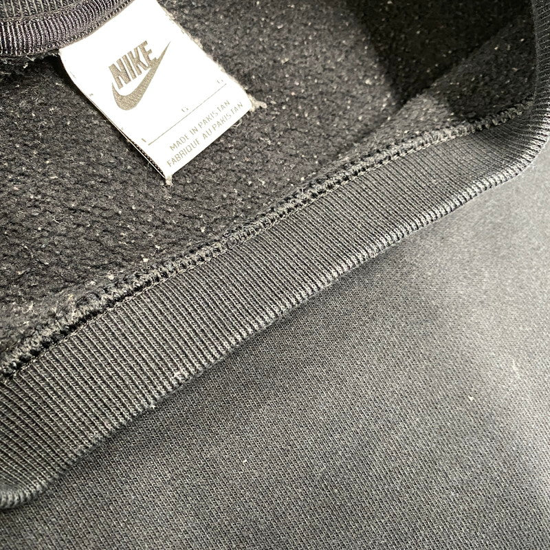 【中古品】【メンズ】 NIKE × STUSSY ナイキ×ステューシー WASHED FLEECE CREWNECK SWEAT SHIRT ウォッシュド クルーネック スウェットシャツ トップス 長袖 142-260518-cs-09-izu サイズ：L カラー：ブラック 万代Net店