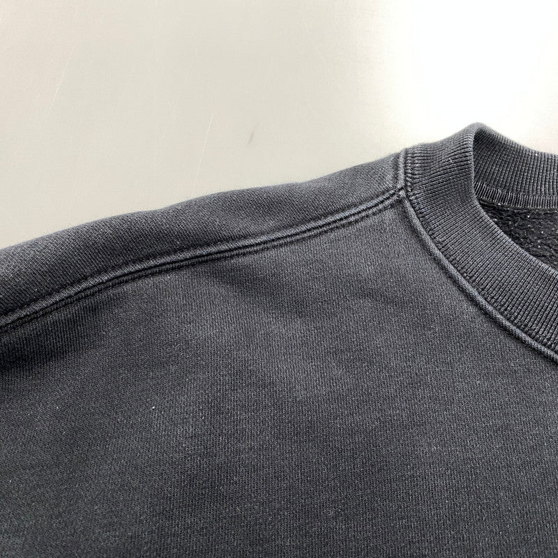 【中古品】【メンズ】 NIKE × STUSSY ナイキ×ステューシー WASHED FLEECE CREWNECK SWEAT SHIRT ウォッシュド クルーネック スウェットシャツ トップス 長袖 142-260518-cs-09-izu サイズ：L カラー：ブラック 万代Net店
